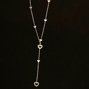Tiffany Open Heart Lariat Necklace